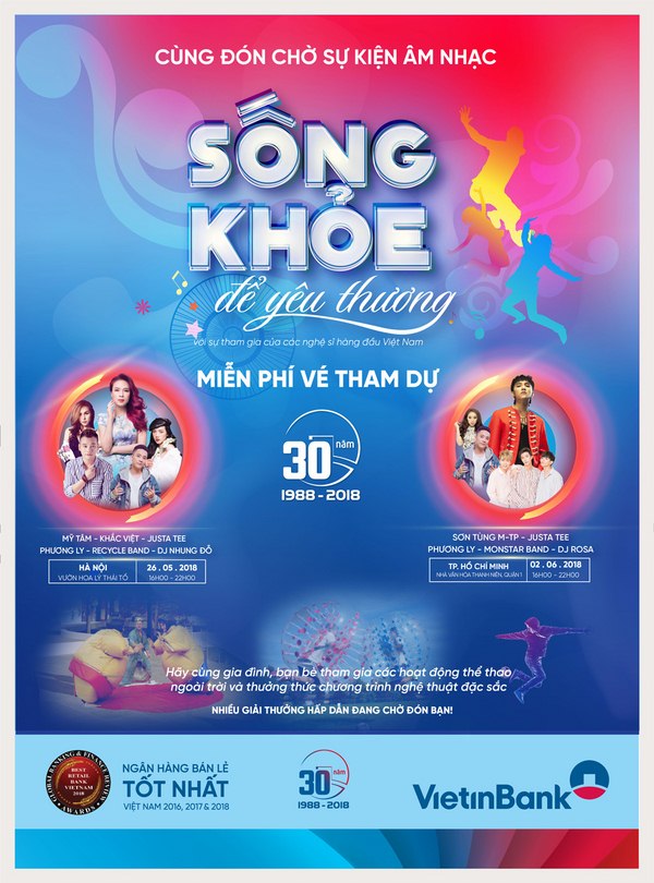 song khoe de yeu thuong su kien am nhac bom tan dau he 2018