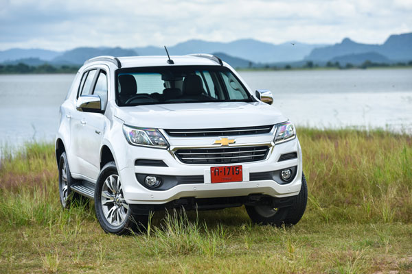 dang sau nhung chiec ghe ngoi de chiu tren chevrolet trailblazer