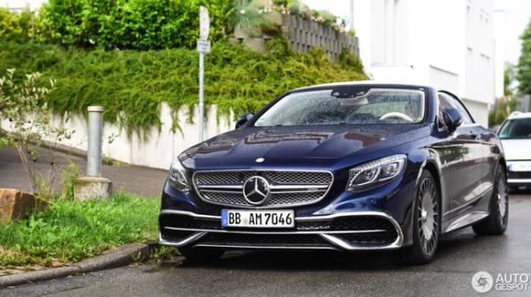 chiem nguong ve dep cua xe sieu sang mercedes maybach s650 cabriolet tren duong pho