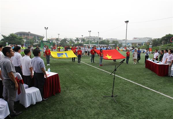 khai mac giai bong da phong trao cac co quan bao chi press cup 2017