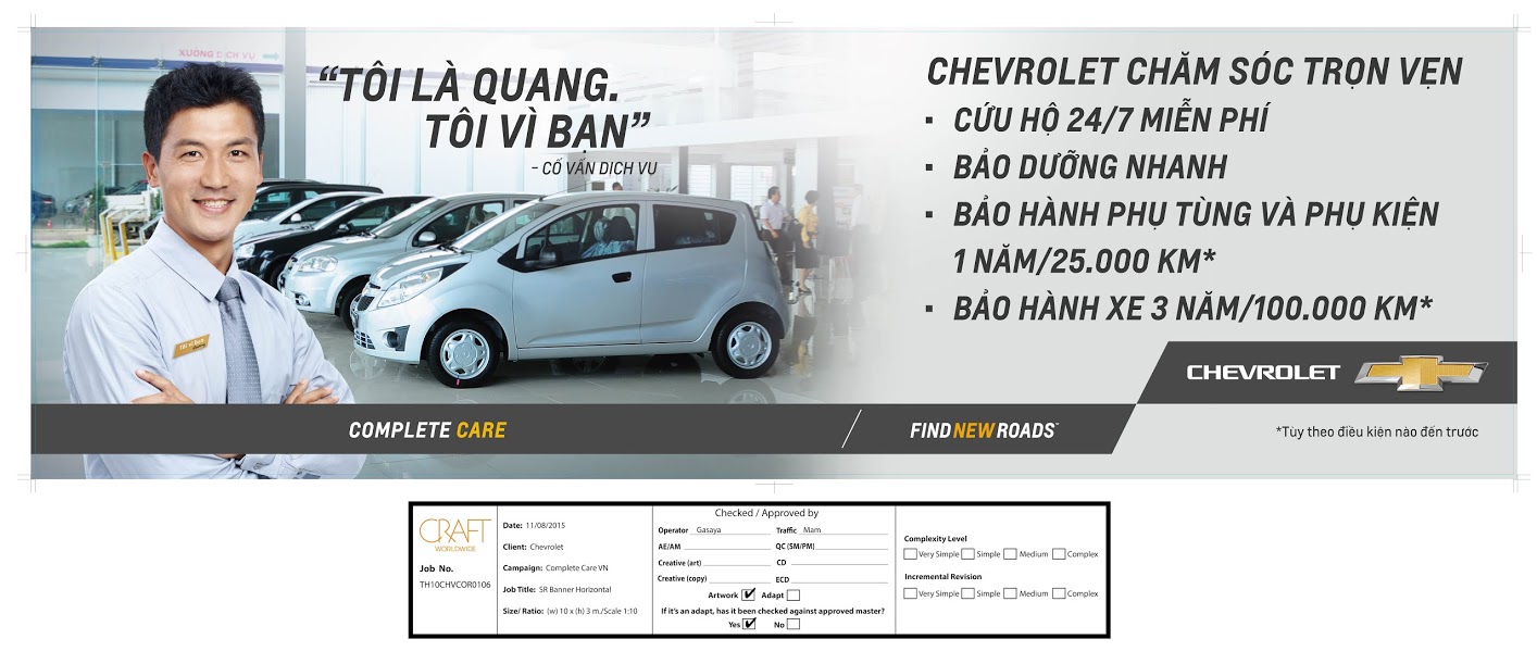 chevrolet but pha voi chuong trinh quotcham soc tron venquot