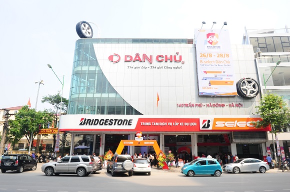 bridgestone lan banh an toan tien ra ha noi