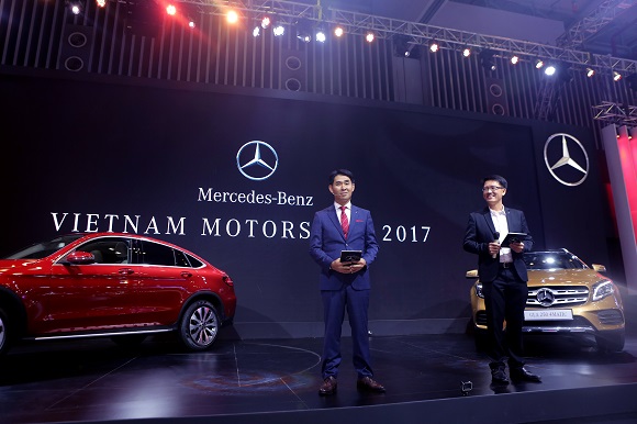 mercedes benz viet nam voi gian hang lon nhat vms 2017