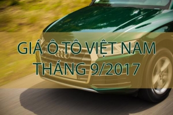 Bảng giá ô tô Việt Nam tháng 9/2017 (cập nhật 5/9)