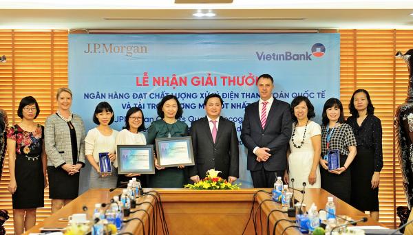 jpmorgan chase vinh danh vietinbank o 2 giai thuong quan trong