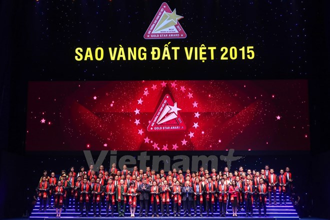 trao giai thuong sao vang dat viet 2015 ton vinh 200 thuong hieu viet