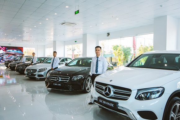 mercedes benz viet nam ra mat dai ly tai nghe an