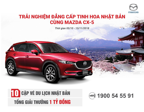 mua mazda cx 5 nhan chuyen du lich nhat ban