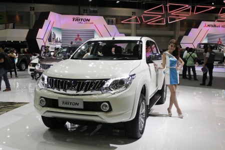 mitsubishi triton 2015 chinh thuc ra mat tai thai lan