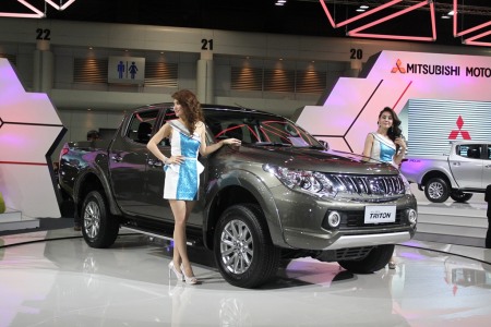 mitsubishi triton 2015 chinh thuc ra mat tai thai lan