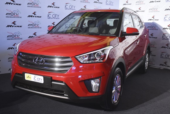 hyundai creta gianh giai thuong xe cua nam 2016 tai an do