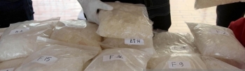 Bắt giữ hơn 56,6 kg methamphetamine