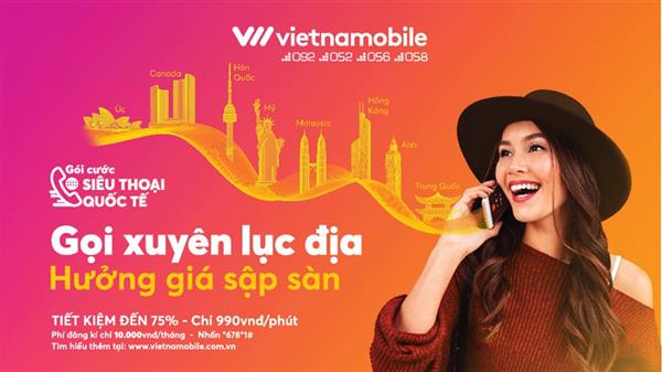 vietnamobile ra mat goi cuoc sieu thoai quoc te voi gia sap san