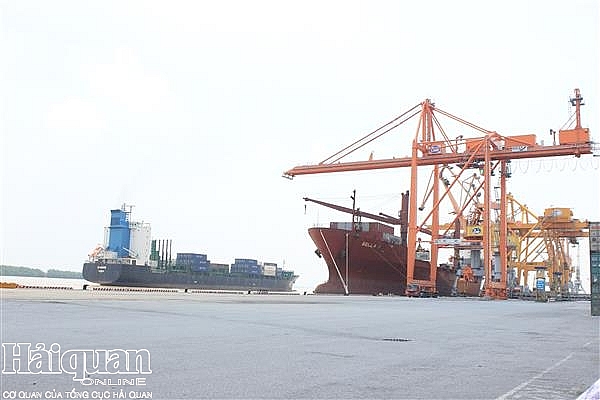 cang container quoc te hai phong don chuyen tau dau tien xuyen thai binh duong