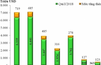 Chi tiết hoạt động xuất khẩu quý I