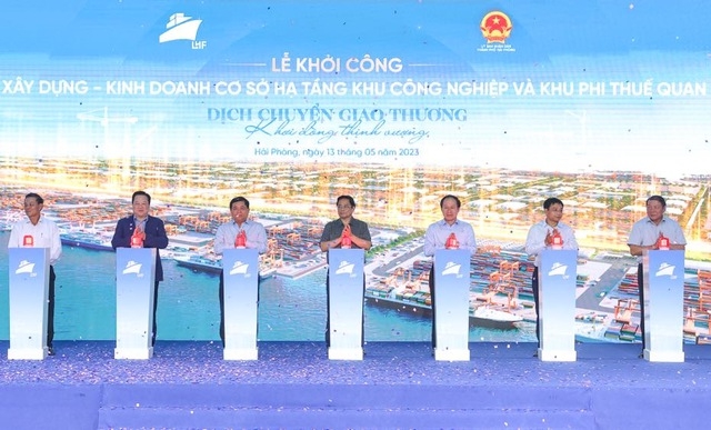 Khởi công Khu công nghiệp và Khu phi thuế quan 752 ha tại Hải Phòng