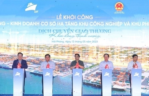 Khởi công Khu công nghiệp và Khu phi thuế quan 752 ha tại Hải Phòng