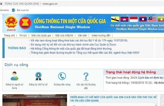 Sửa đổi, bổ sung nhiều thủ tục thực hiện Cơ chế một cửa quốc gia