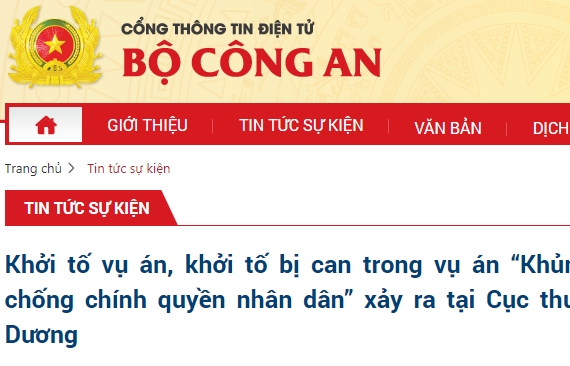 Vụ nổ ở Cục Thuế Bình Dương do khủng bố