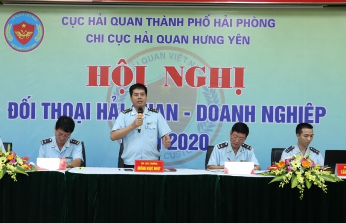 Hải quan Hưng Yên đối thoại với 150 doanh nghiệp