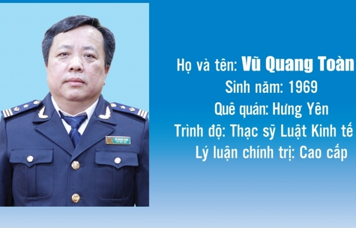 Infographics: Quá trình công tác của Phó Cục trưởng Cục Điều tra chống buôn lậu Vũ Quang Toàn