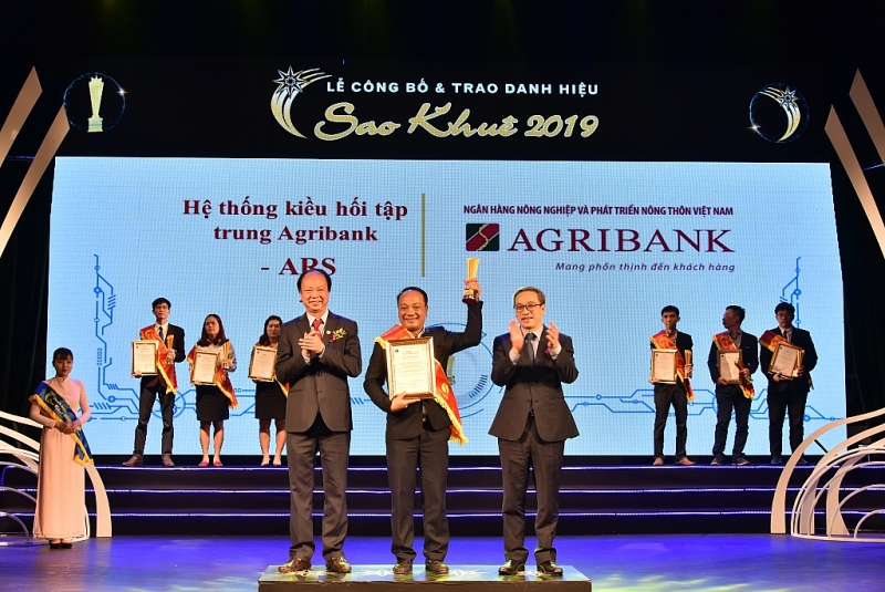 agribank duoc vinh danh tai 02 hang muc giai thuong sao khue 2019