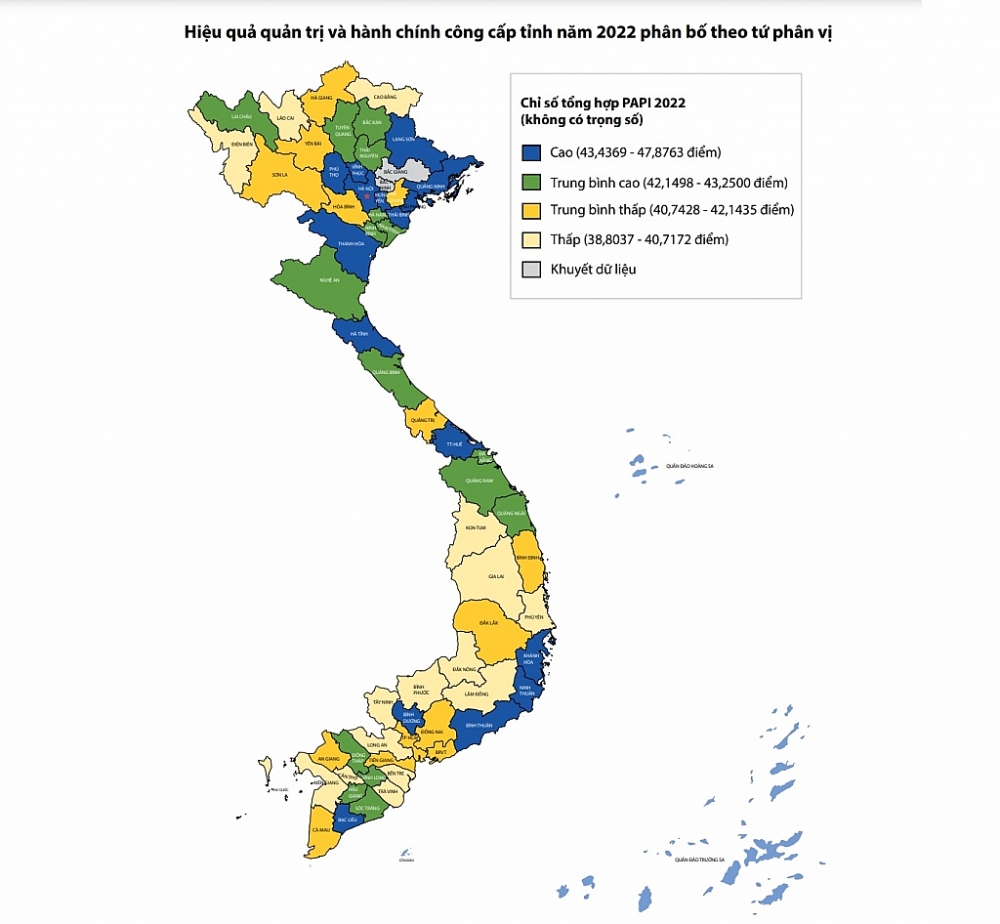 Bản đồ PAPI 2022.