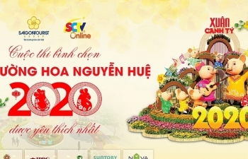 Nhiều giải thưởng tại cuộc bình chọn ảnh Đường hoa Nguyễn Huệ 2020