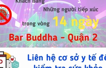 TPHCM tìm kiếm khách từng đến quán bar Buddha ở Thảo Điền, Quận 2