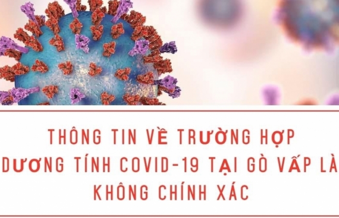 Thông tin về trường hợp mắc Covid-19 tại TPHCM đang lan truyền là giả