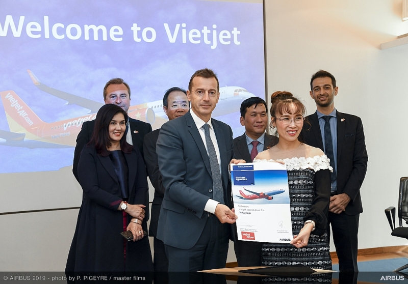 vietjet va airbus ky ket hop dong 20 tau bay the he moi a321xlr