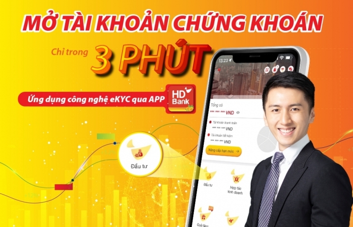 App HDBank - khởi đầu cho “ước mơ xanh” của các nhà đầu tư chứng khoán