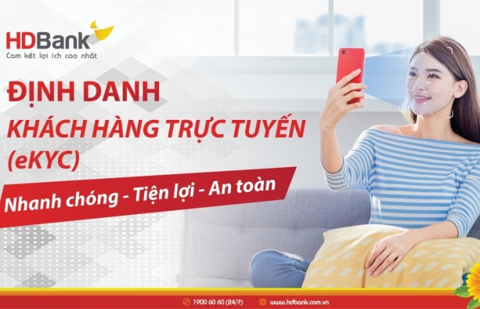 HDBank triển khai giải pháp định danh khách hàng trực tuyến eKYC