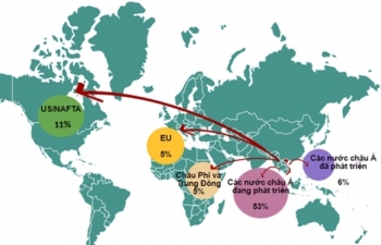 Việt Nam đầu tư ra nước ngoài 183 triệu USD trong 5 tháng