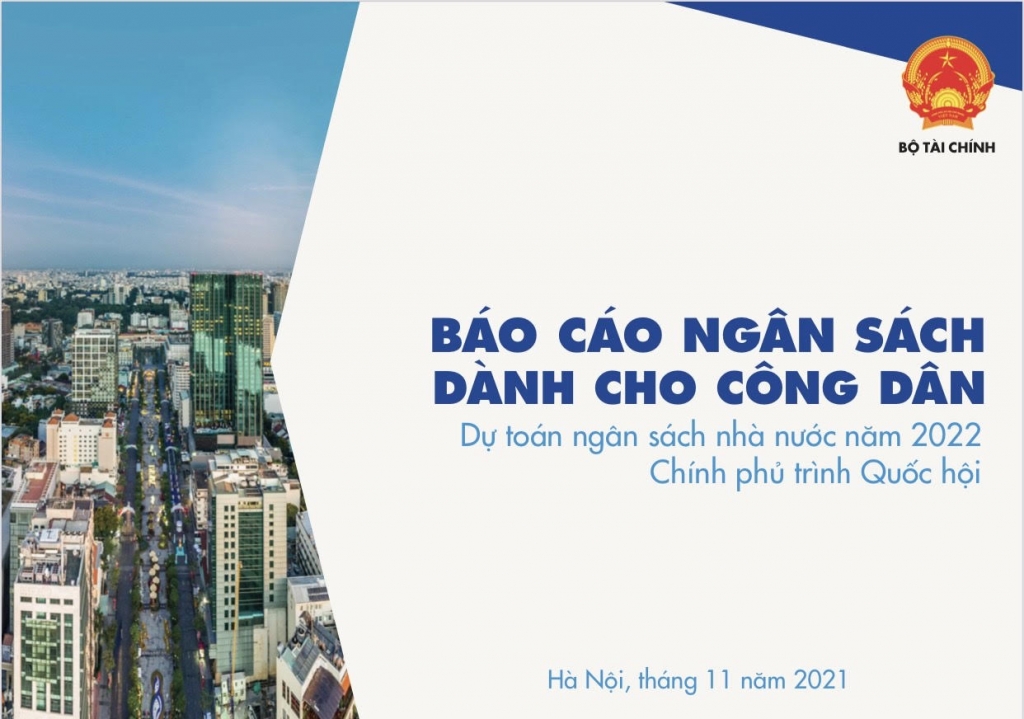 Bộ Tài chính công bố báo cáo dự toán ngân sách năm 2022 dành cho công dân