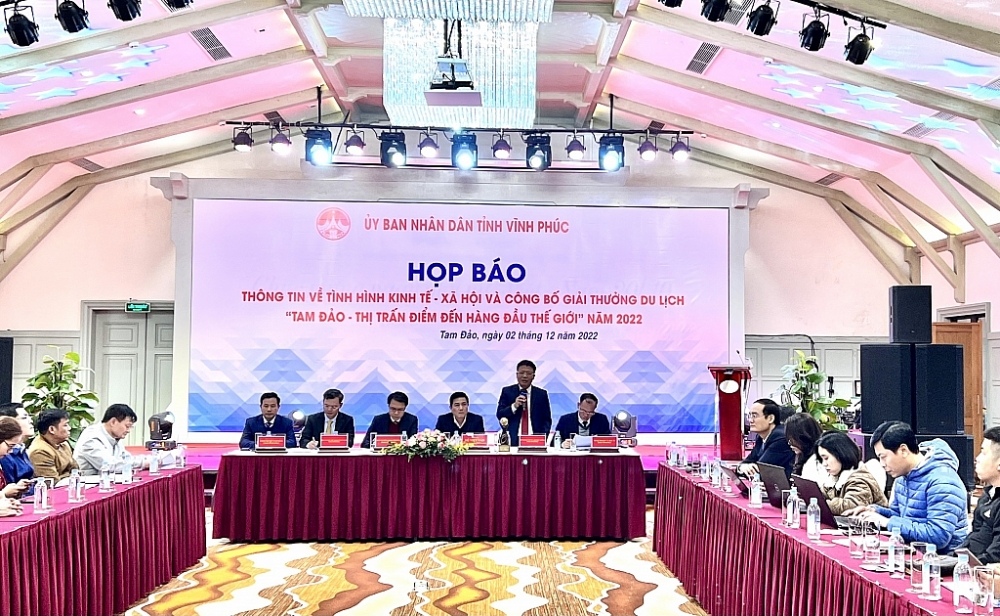 Quang cảnh buổi họp báo. Ảnh: Thu Hiền