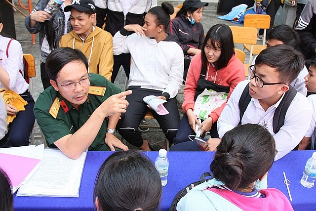 tuyen sinh dai hoc 2019 chi dang ky nguyen vong 1 vao quan doi