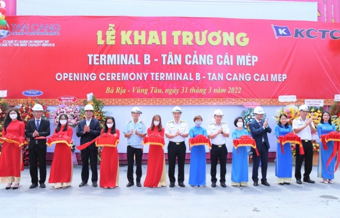 Đưa vào hoạt động Terminal B-Tân Cảng Cái Mép rộng 6,8 ha