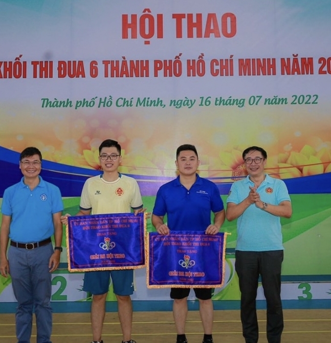 Các đơn vị cụm thi đua 6 TPHCM tham dự hội thao