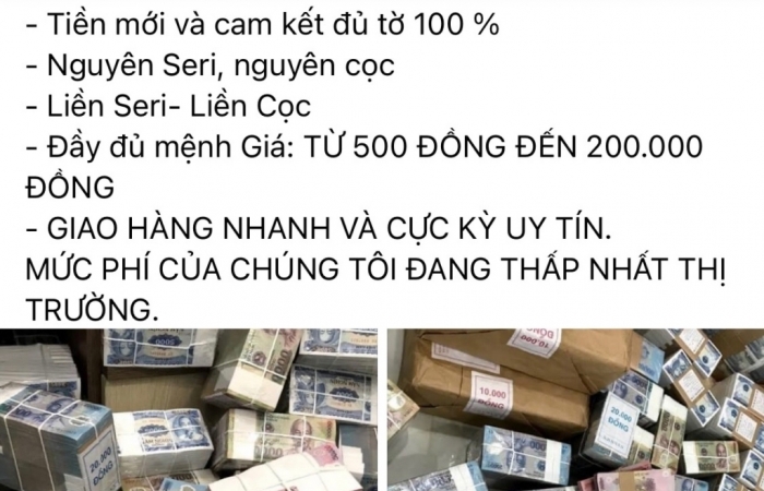 Đổi tiền lẻ dịp Tết: Phạm pháp, dễ bị lừa