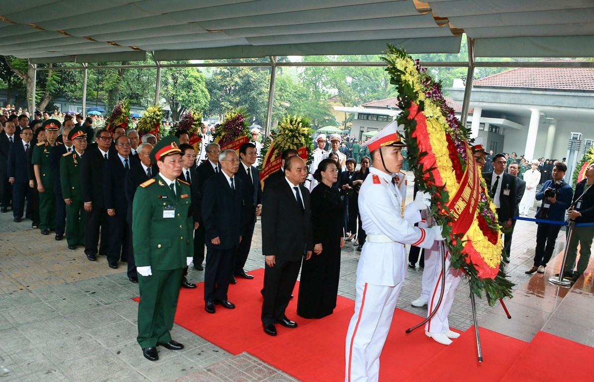 Cử hành trọng thể Lễ Quốc tang nguyên Chủ tịch nước Lê Đức Anh