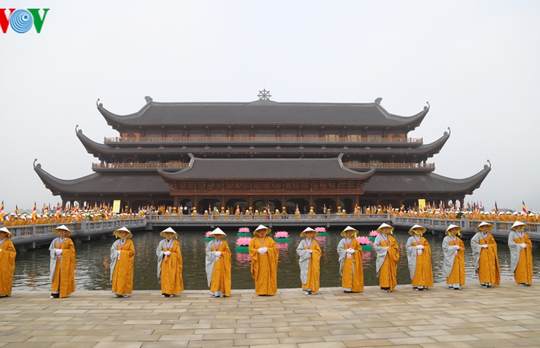 Hàng nghìn tăng ni, phật tử quốc tế dự Khai mạc Vesak 2019