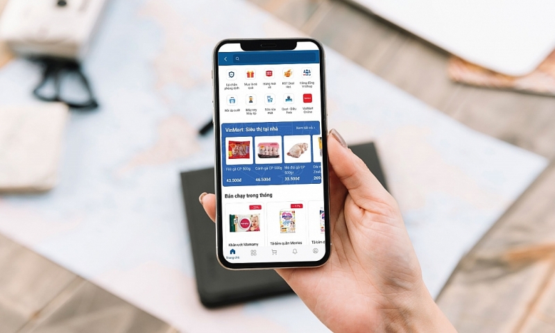 vietinbank ra mat kenh mua sam vinmart sieu thi tai nha tren ung dung di dong