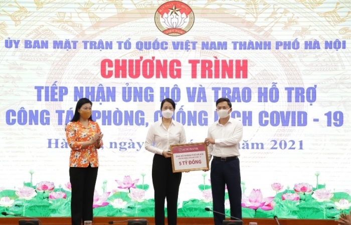 Agribank ủng hộ các địa phương phòng chống dịch Covid-19