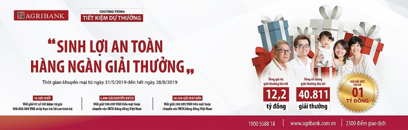 agribank trien khai chuong trinh tiet kiem du thuong voi hon 40000 giai thuong