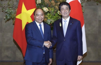 Thủ tướng Nguyễn Xuân Phúc hội đàm với Thủ tướng Nhật Bản Shinzo Abe