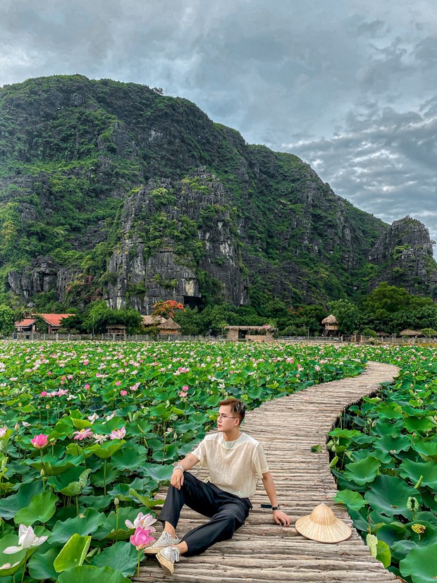 dam sen ky la no toi tan mua dong duoi chan nui ngoa long