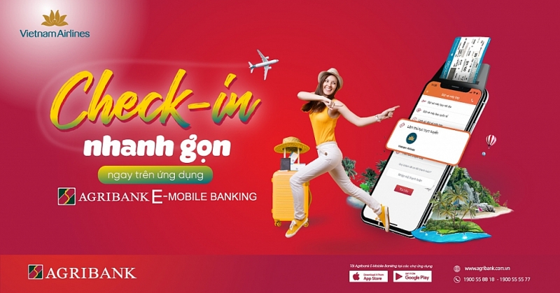 check in truc tuyen trong mot not nhac voi agribank e mobile banking