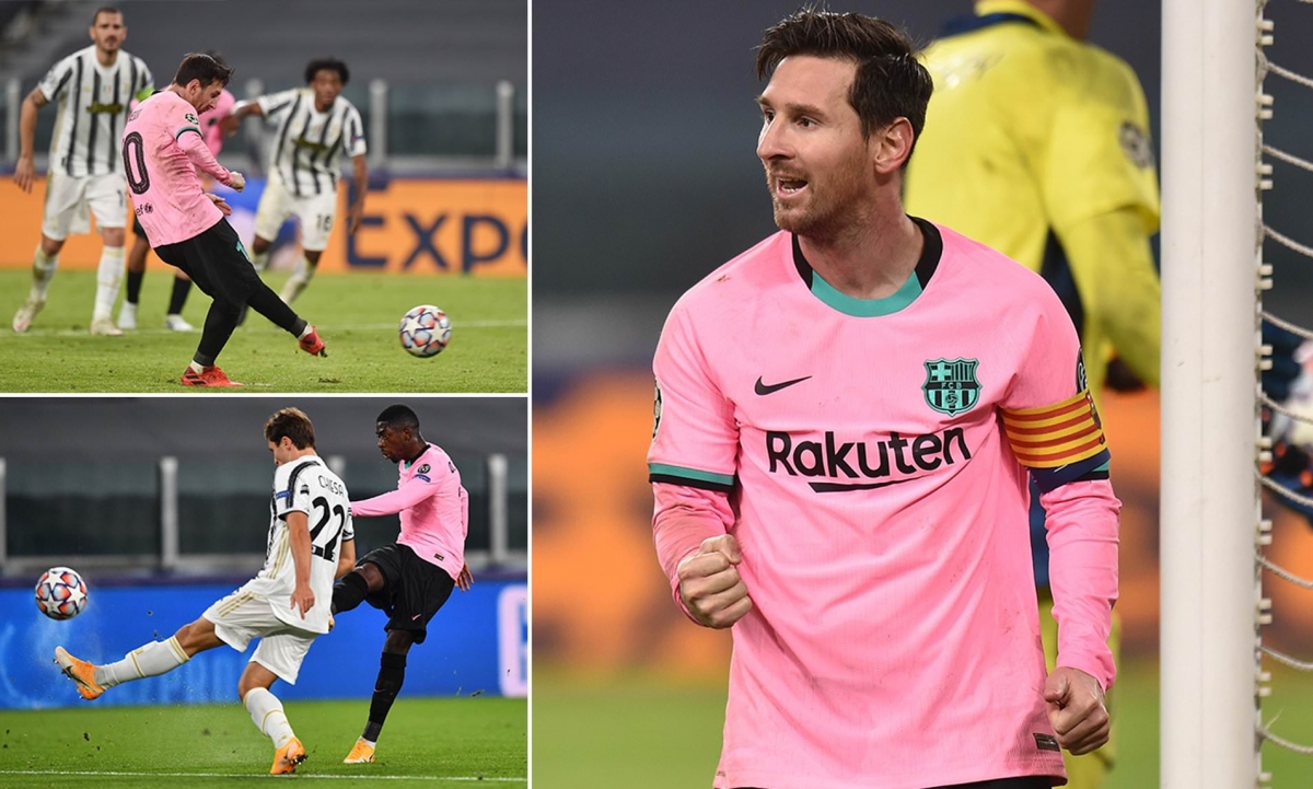 Barca gi&agrave;nh chiến thắng 2-0 ngay tr&ecirc;n s&acirc;n Juventus. (Ảnh: Daily Mail)