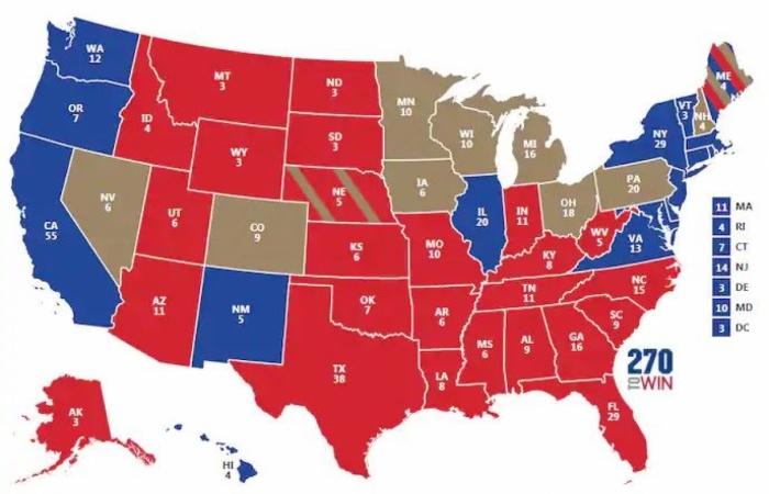 Bầu cử Mỹ 2020: 3 kịch bản ông Trump giành chiến thắng phiếu đại cử tri